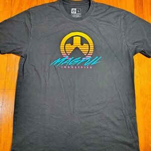 Magpul Industries Retro Sunset Logo T Shirt Black Size L Cotton Polyester
